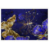 サファイア蝶を含む組成物 ファブリック (ファットクウォーター)