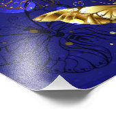 サファイア蝶を含む組成物 フォトプリント            (角)