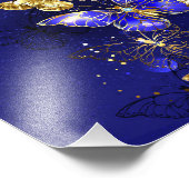 サファイア蝶を含む組成物 フォトプリント            (角)