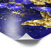 サファイア蝶を含む組成物 フォトプリント            (角)