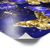 サファイア蝶を含む組成物 フォトプリント            (角)