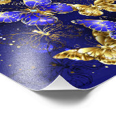 サファイア蝶を含む組成物 フォトプリント            (角)