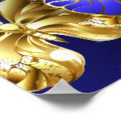 サファイア蝶を含む組成物 ポスター (角)