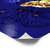 サファイア蝶を含む組成物 ポスター (コーナー)