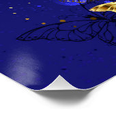 サファイア蝶を含む組成物 ポスター (コーナー)