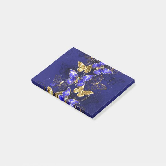 サファイア蝶を含む組成物 ポストイット (アングル)