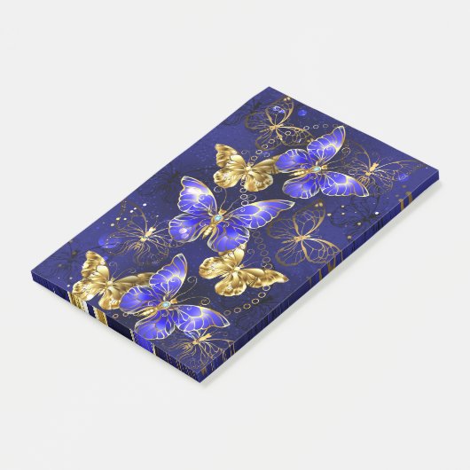 サファイア蝶を含む組成物 ポストイット (アングル)