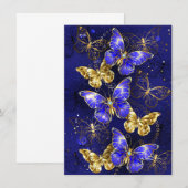 サファイア蝶を含む組成物 メニュー (正面/裏面)