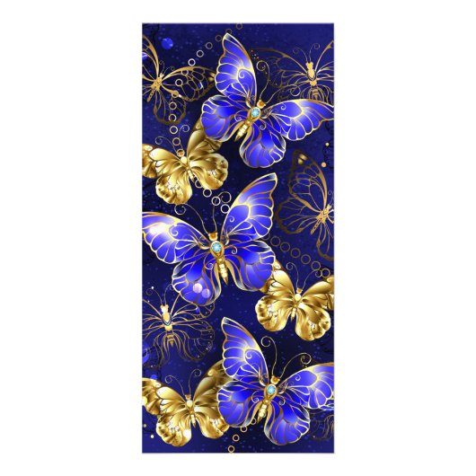 サファイア蝶を含む組成物 ラックカード (正面)