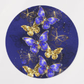 サファイア蝶を含む組成物 ラベル (デザイン1)
