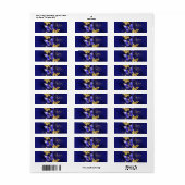 サファイア蝶を含む組成物 ラベル (フルシート)