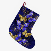 サファイア蝶を含む組成物 ラージクリスマスストッキング (正面 (吊り時))