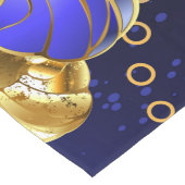 サファイア蝶を含む組成物 ロングテーブルランナー (コーナー)