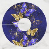 サファイア蝶を含む組成物 ワイングラスタグ (裏面)