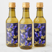 サファイア蝶を含む組成物 ワインラベル (ボトル)