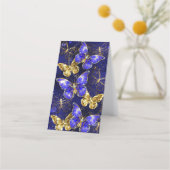 サファイア蝶を含む組成物 予約カード (正面)