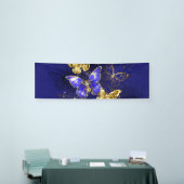 サファイア蝶を含む組成物 横断幕 (トレードショー)