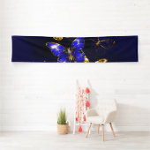 サファイア蝶を含む組成物 横断幕 (インサイチュ)