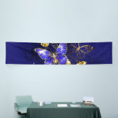 サファイア蝶を含む組成物 横断幕 (トレードショー)