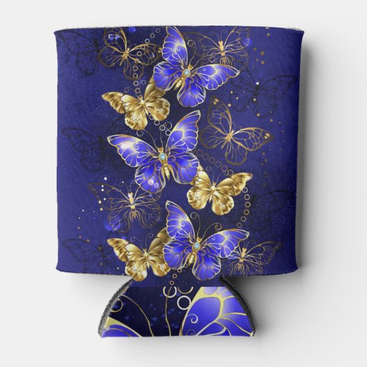 サファイア蝶を含む組成物 缶クーラー (正面)