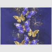 サファイア蝶を含む組成物 薄葉紙 (正面)