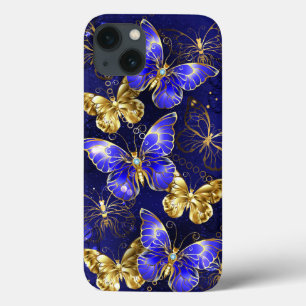 サファイア蝶を含む組成物 iPhone 13ケース
