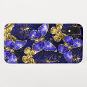 サファイア蝶を含む組成物 Case-Mate iPhoneケース (裏面(横))