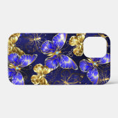 サファイア蝶を含む組成物 Case-Mate iPhoneケース (裏面 (横))