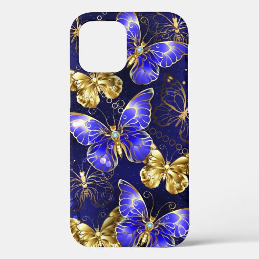 サファイア蝶を含む組成物 Case-Mate iPhoneケース (裏面)