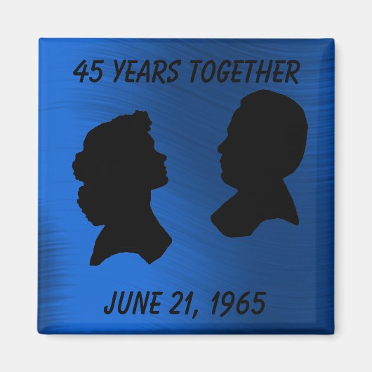 サファイア記念日マグネット マグネット (正面)