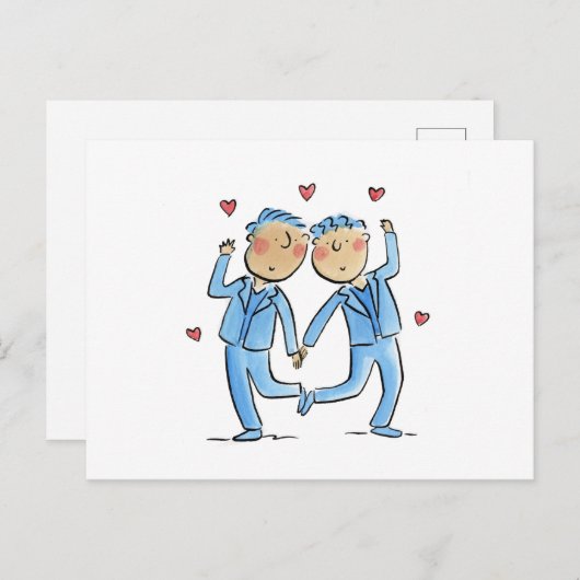 サファイア記念日 ポストカード (正面/裏面)