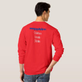 サファイア誕生石 – 9月Tシャツ Tシャツ (裏面フル)