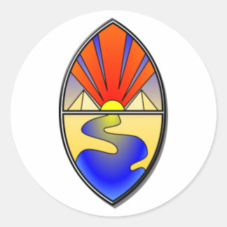 サファイア電流ラミンステッカー ラウンドシール