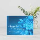 サファイア45周年青い結婚式のパーティー招待状 招待状 (スタンド正面)
