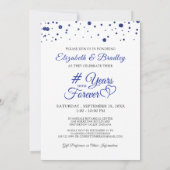 サファイア・アニバーサリー　イヤーズ・イントゥ・フォーエバー　写真 招待状 (裏面)