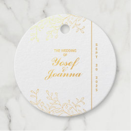 サファイア ウェディング フェイバータグ