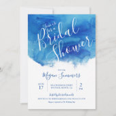 サファイア タイド ブライダル シャワー 招待状 (正面)