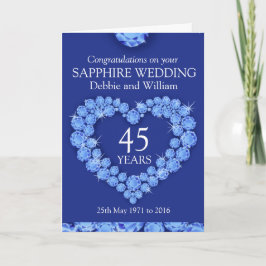 サファイア 結婚記念日 名前 詳細 カード