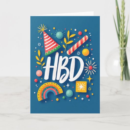 サファイア 誕生日お祝いカード カード (正面)