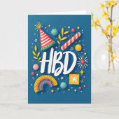サファイア 誕生日お祝いカード カード (黄色い花)