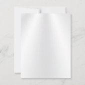 サファイア 65周年 結婚記念日 感謝カード 招待状 (裏面)