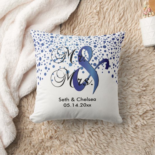 サファイエレガントアドット|結婚’s|個人用設定 クッション (ブランケット)