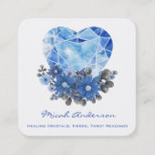 サファイヤハートフラワーズスクエア名刺 スクエア名刺 (正面)