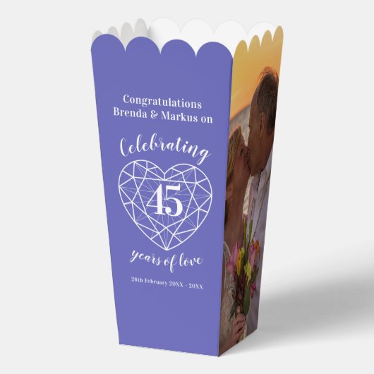 サファイヤ45周年結婚の今の写真 フェイバーボックス (正面)