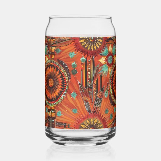 サファエレガントイア「複雑なエコー」プリントされたCan Gl ガラス缶 (裏面)