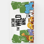 サファパーソナライズされたリバナー-ザワイルドワン 横断幕 (縦)