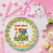 サファパーソナライズされたリ第1ハッピーバースデー ペーパープレート (パーティー)