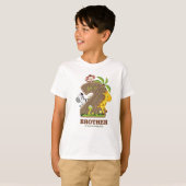 サファパーソナライズされたリ誕生日Tシャツ(兄弟用) Tシャツ (正面フル)