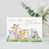 サファリおむつラッフルカード (スタンド正面)