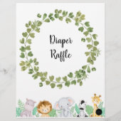 サファリおむつラッフルポスター (裏面)